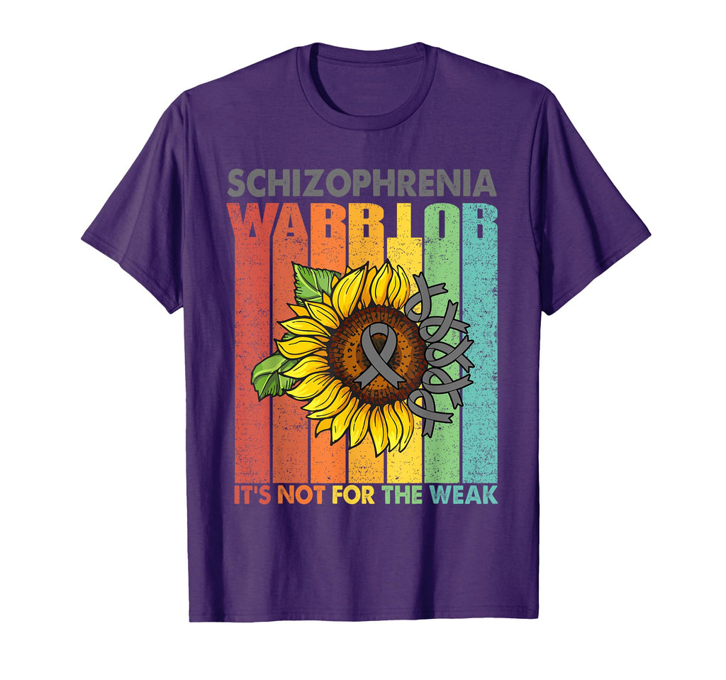 Schizophrenia Warrior Its Not Weak T-Shirt - Graphic Print Unisex - T-Shirt, Sweatshirt, Hoodie