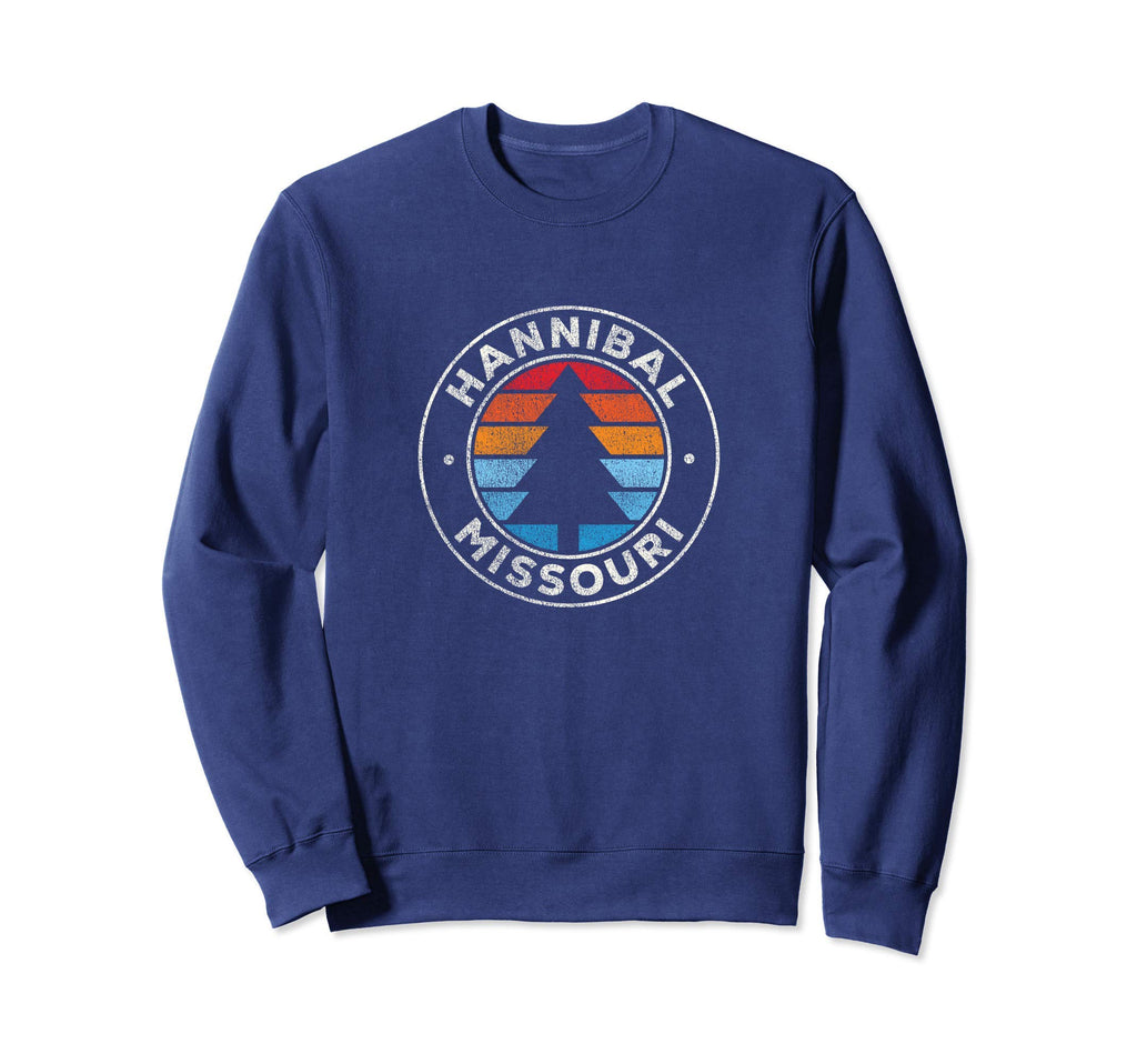 Hannibal Missouri Mo 70S Sweatshirt - Custom Art Print for Adults - T-Shirt, Sweatshirt, Hoodie