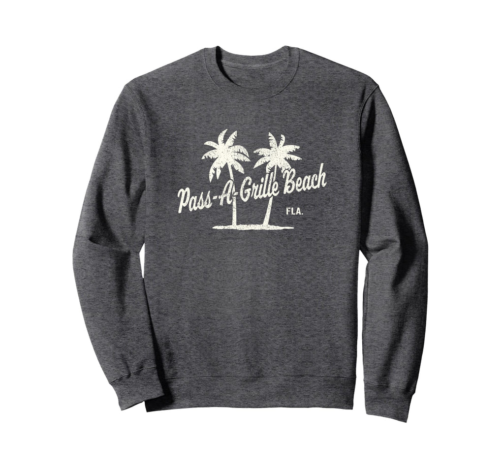 Pass Grille Beach Florida 70S Palm Sweatshirt - Streetwear Style Men Women - T-Shirt, Sweatshirt, Hoodie