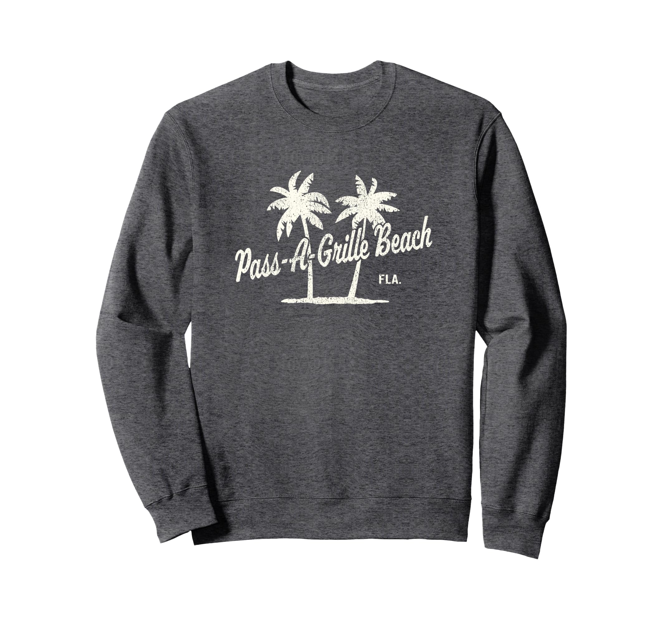 Pass Grille Beach Florida 70S Palm Sweatshirt - Streetwear Style Men Women - T-Shirt, Sweatshirt, Hoodie