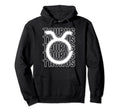 Taurus Zodiac Sign Typography Hoodie - Fun Novelty Design for Adults - T-Shirt, Sweatshirt, Hoodie