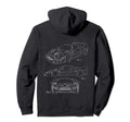 Sports Car Patent Hoodie - Trendy Graphic Men Women - T-Shirt, Sweatshirt, Hoodie