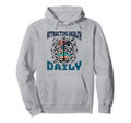 Attracting Wealth Daily Cosmic Hoodie - Fun Novelty Design for Adults - T-Shirt, Sweatshirt, Hoodie