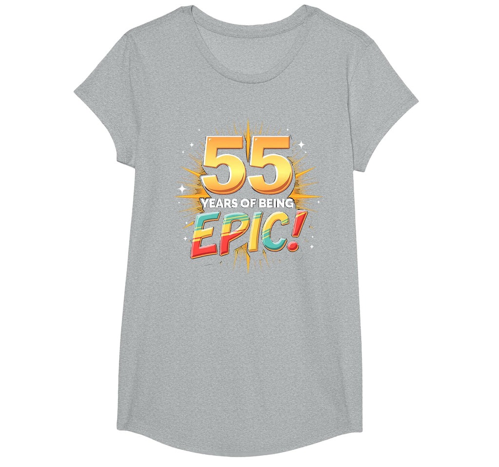55 Years Epic Birthday Gift Celebration T-Shirt - Graphic Print for Adults - T-Shirt, Sweatshirt, Hoodie