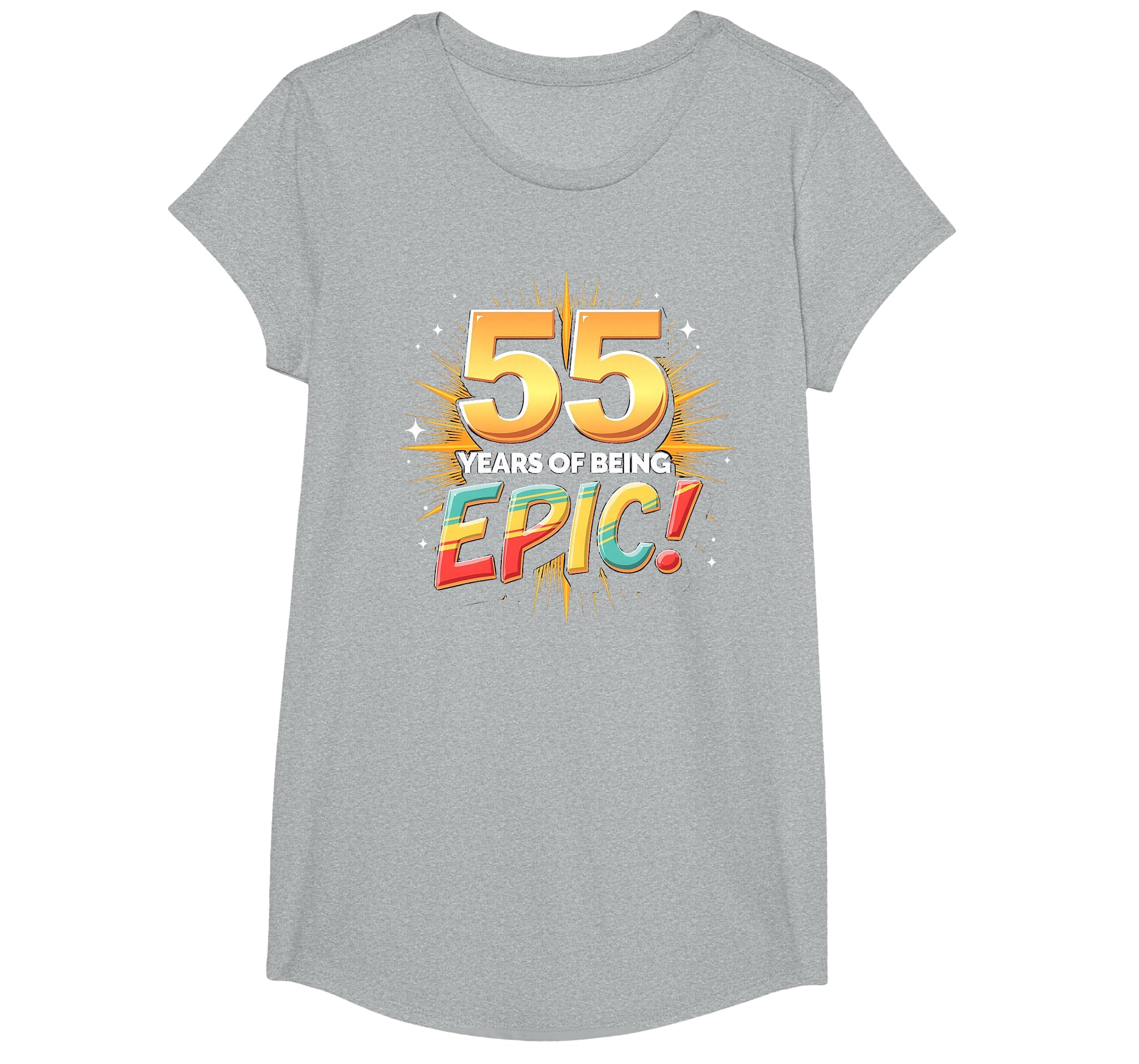 55 Years Epic Birthday Gift Celebration T-Shirt - Graphic Print for Adults - T-Shirt, Sweatshirt, Hoodie