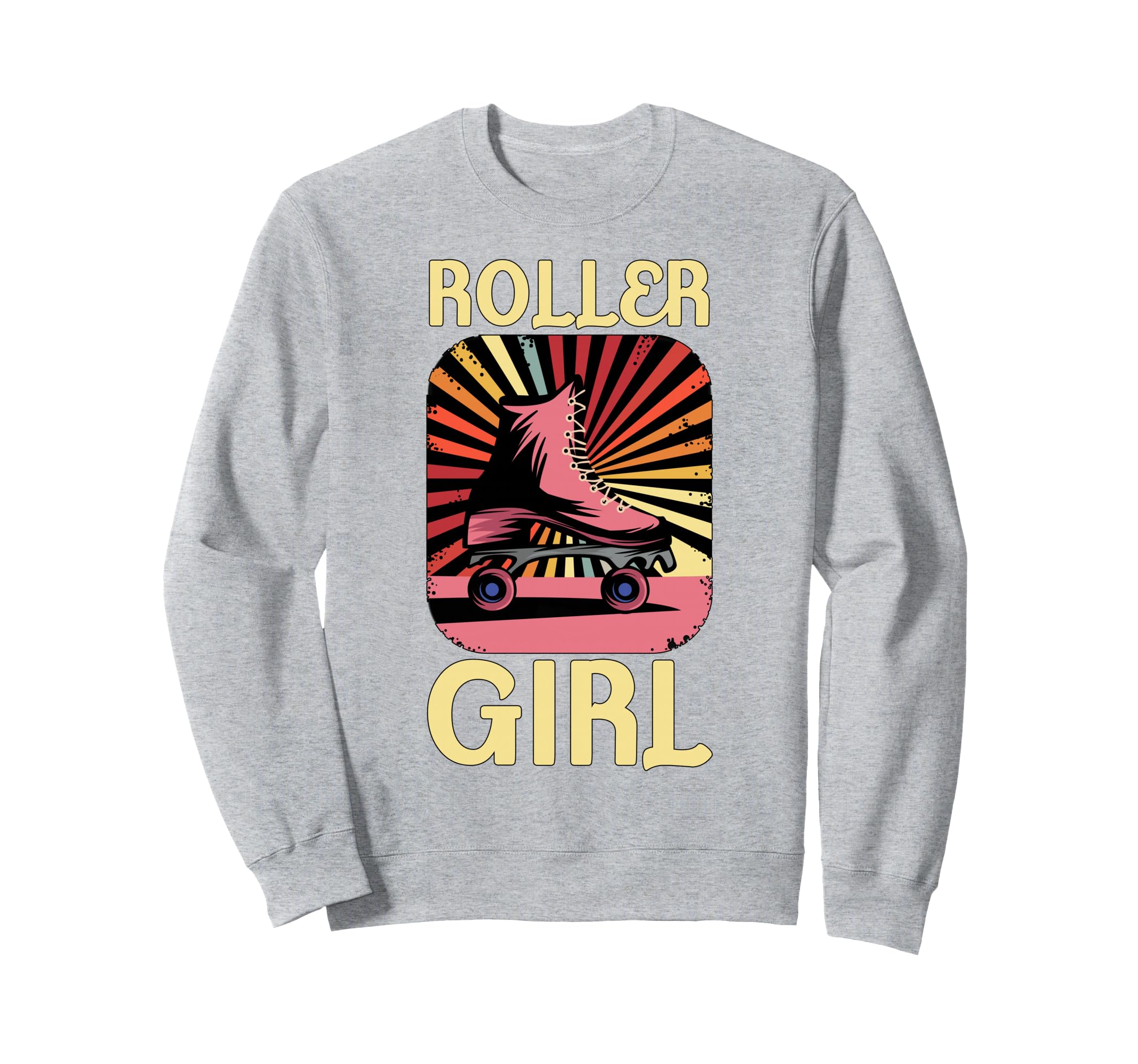 70S 80S Roller Skater Skating Skates Sweatshirt - Minimalist Print Unisex - T-Shirt, Sweatshirt, Hoodie