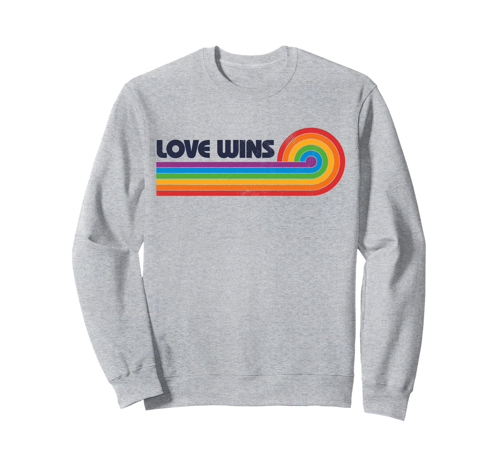 Lgbtq Love Wins Gay Pride Lgbt Ally Sweatshirt - Trendy Graphic Unisex - T-Shirt, Sweatshirt, Hoodie