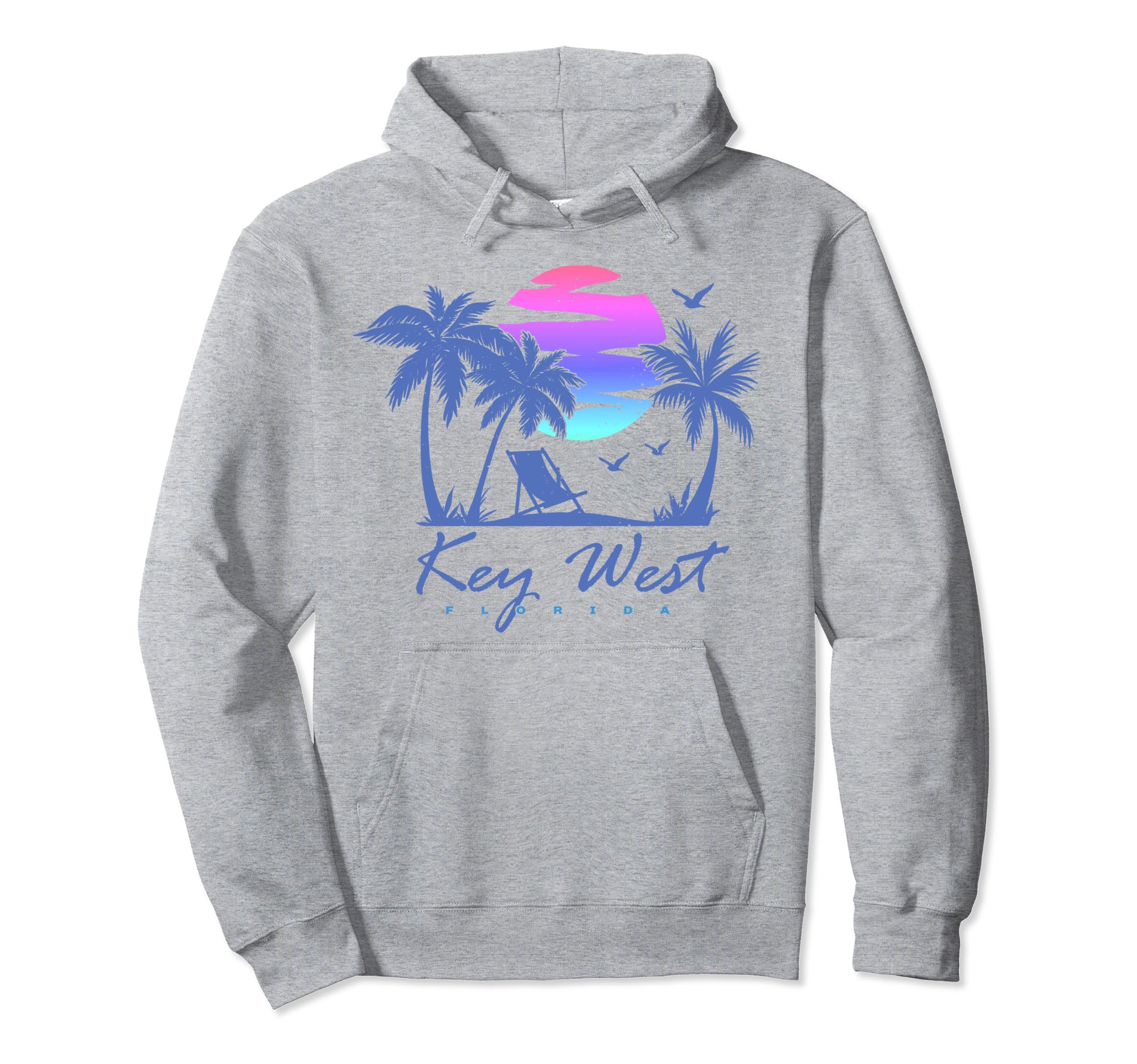 Key West Florida Spring Break Hoodie - Fun Novelty Design for Adults - T-Shirt, Sweatshirt, Hoodie