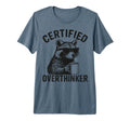 Certified Overthinker Funny Coffee T-Shirt - Graphic Print for Adults - T-Shirt, Sweatshirt, Hoodie