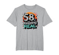 58 And Keeping It Real Birthday Gift T-Shirt - Minimalist Print Unisex - T-Shirt, Sweatshirt, Hoodie