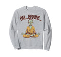 Meditating Zombie Om Brains Yoga Sweatshirt - Graphic Print for Adults - T-Shirt, Sweatshirt, Hoodie