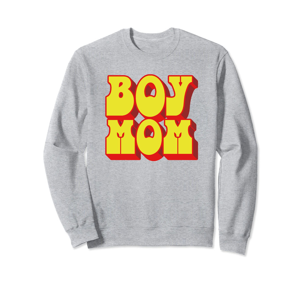 Mom 70S Typography Mothers Sons Sweatshirt - Minimalist Print for Adults - T-Shirt, Sweatshirt, Hoodie