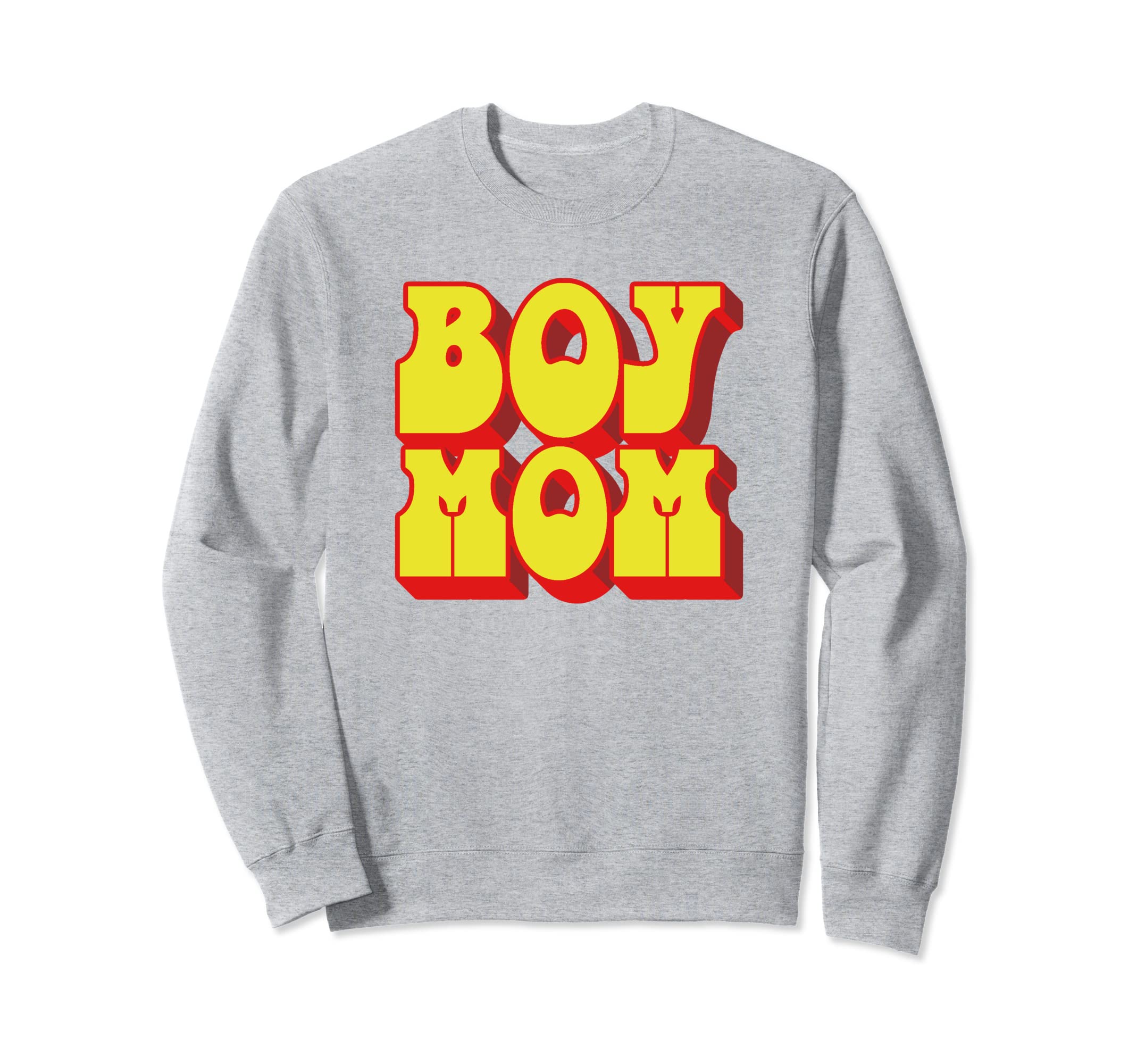 Mom 70S Typography Mothers Sons Sweatshirt - Minimalist Print for Adults - T-Shirt, Sweatshirt, Hoodie