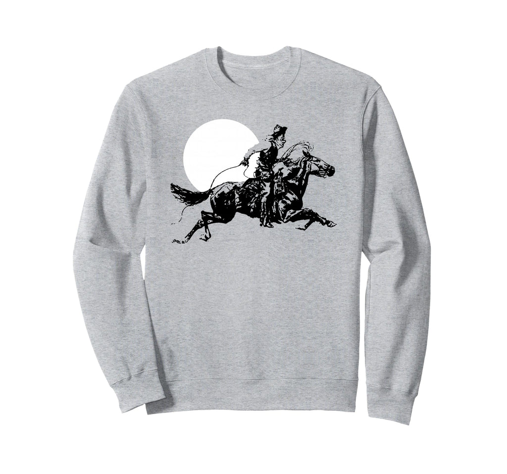 Minimalist Roping Cowboy Western Sweatshirt - Fun Novelty Design for Adults - T-Shirt, Sweatshirt, Hoodie