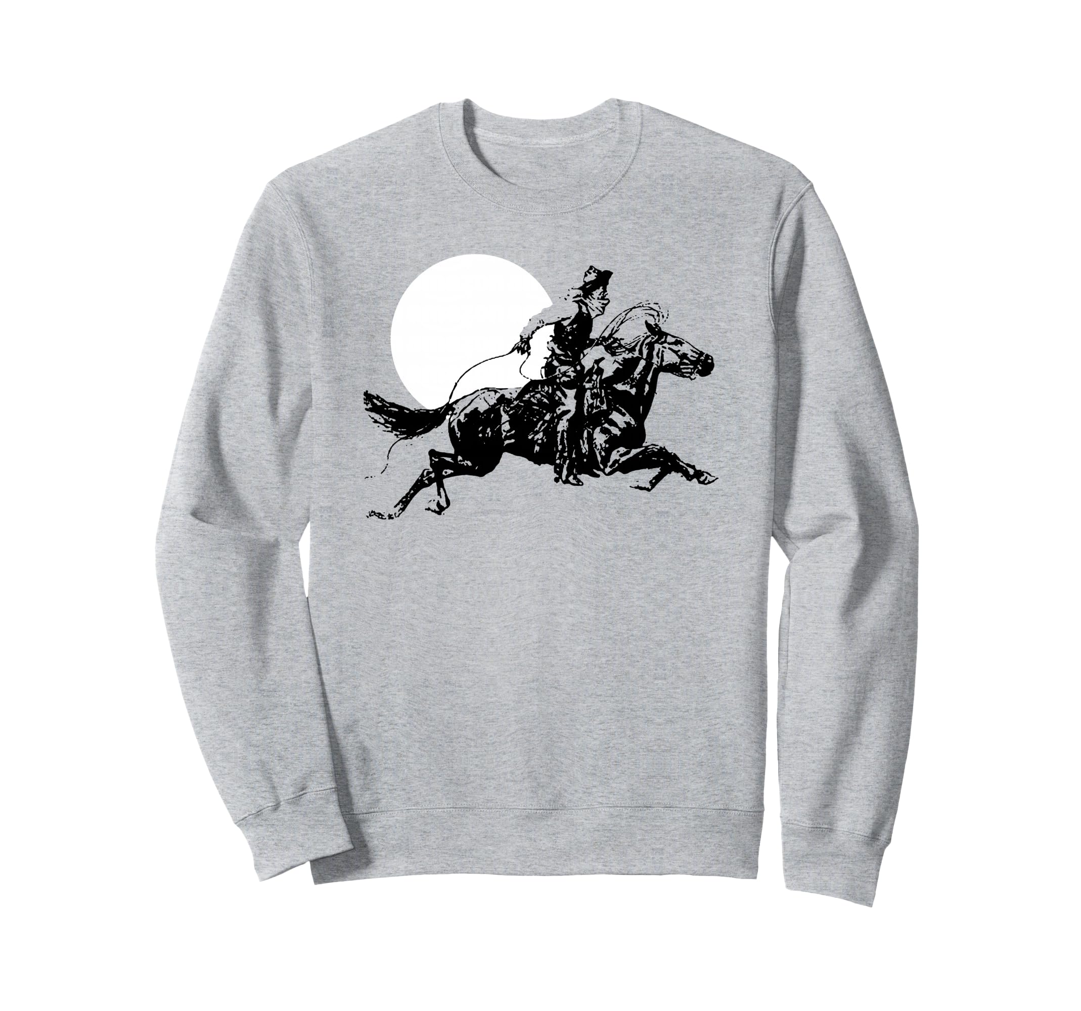 Minimalist Roping Cowboy Western Sweatshirt - Fun Novelty Design for Adults - T-Shirt, Sweatshirt, Hoodie