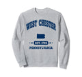 West Chester Pennsylvania Pa Sweatshirt - Streetwear Style for Adults - T-Shirt, Sweatshirt, Hoodie