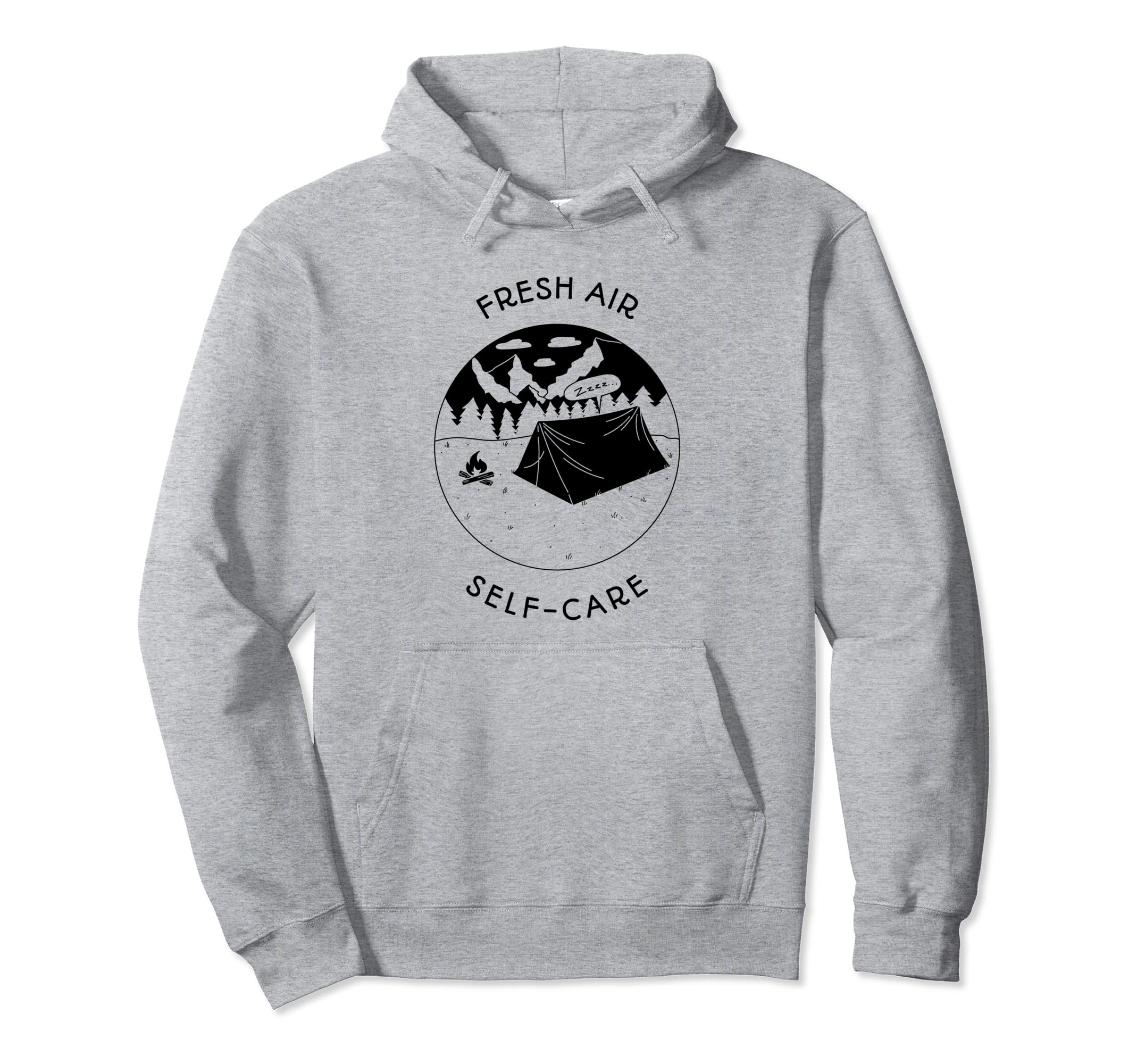 Fresh Air Self Care Mental Health Hoodie - Streetwear Style Unisex - T-Shirt, Sweatshirt, Hoodie