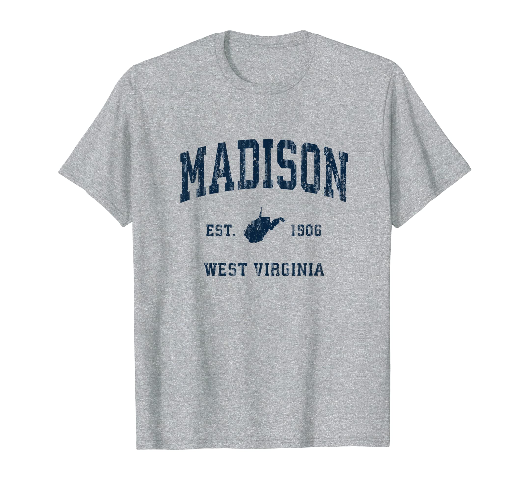Madison West Virginia Wv Athletic T-Shirt - Custom Art Print for Adults - T-Shirt, Sweatshirt, Hoodie