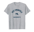 West Springfield Massachusetts Ma 70S T-Shirt - Minimalist Print Unisex - T-Shirt, Sweatshirt, Hoodie
