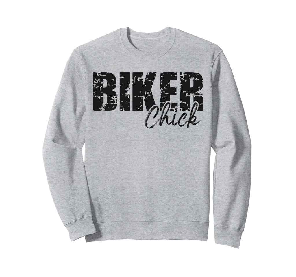 Motorcycle Biker Biker Chick Sweatshirt - Fun Novelty Design Unisex - T-Shirt, Sweatshirt, Hoodie