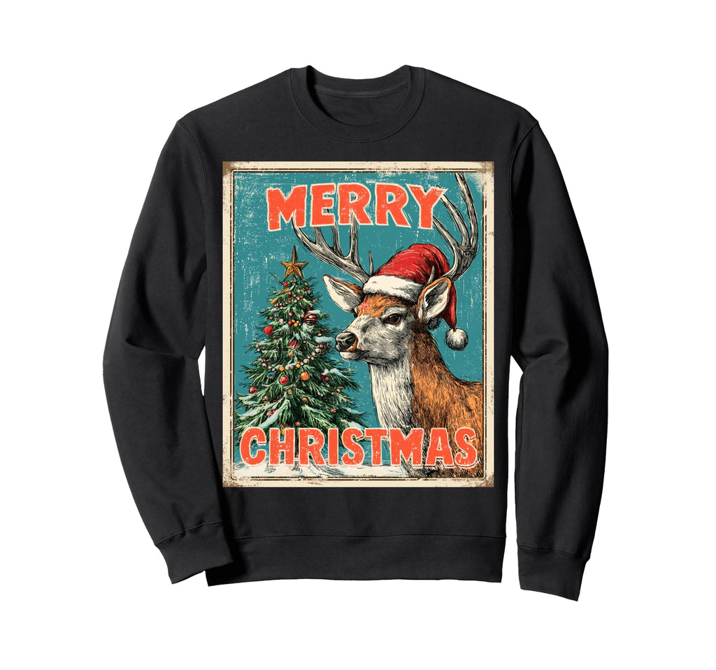 Reindeer Sweatshirt - Trendy Graphic for Adults - T-Shirt, Sweatshirt, Hoodie
