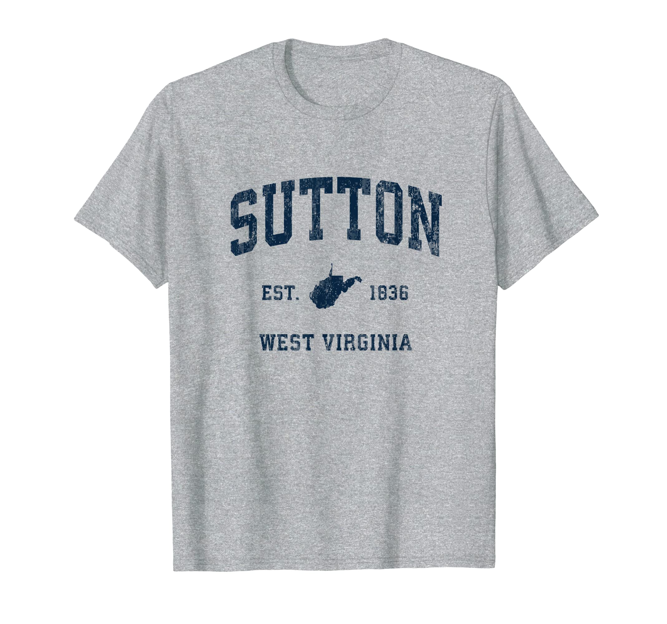 Sutton West Virginia Wv Athletic T-Shirt - Casual Everyday Wear Men Women - T-Shirt, Sweatshirt, Hoodie