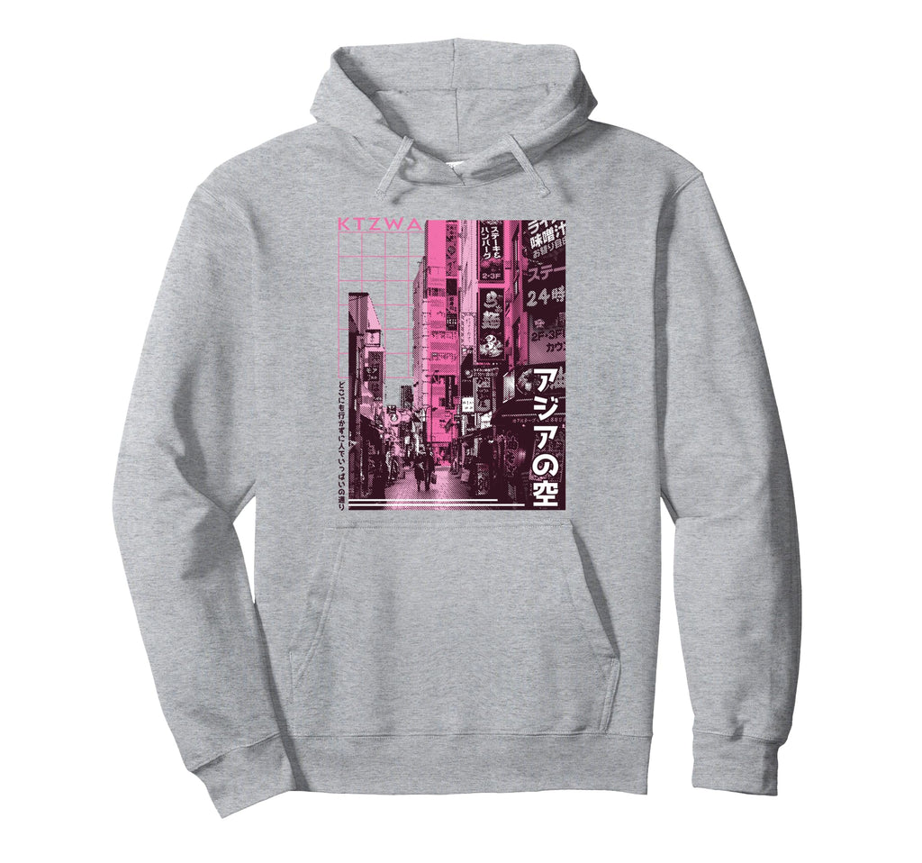 Japanese Aesthetic Streetwear Kanji Hoodie - Aesthetic Graphic Unisex - T-Shirt, Sweatshirt, Hoodie