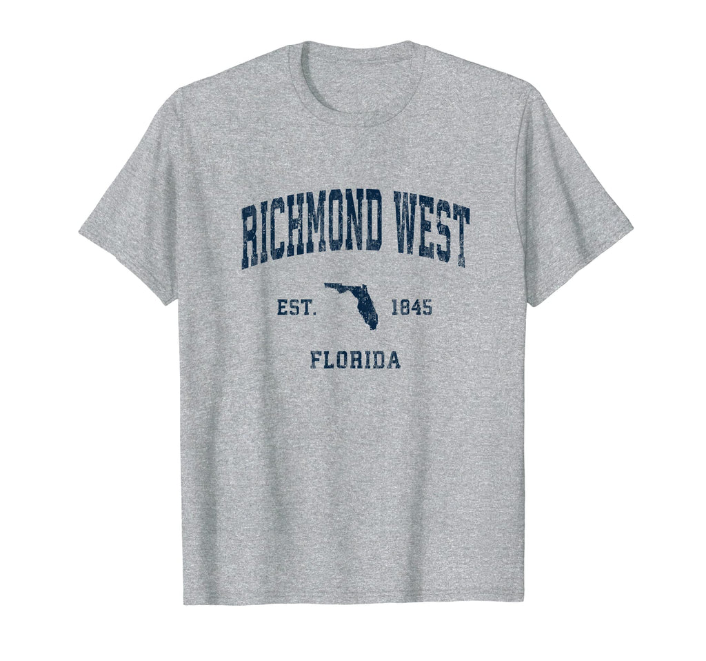 Richmond West Florida Fl Athletic T-Shirt - Custom Art Print for Adults - T-Shirt, Sweatshirt, Hoodie