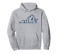 Hike Virginia Outdoor Hiking Typography Hoodie - Trendy Graphic Unisex - T-Shirt, Sweatshirt, Hoodie