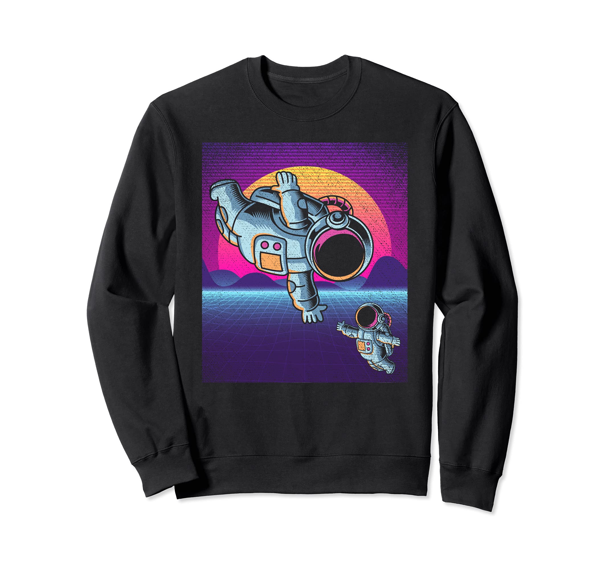 90S Aesthetics Synthwave Vaporwave Sweatshirt - Fun Novelty Design Unisex - T-Shirt, Sweatshirt, Hoodie