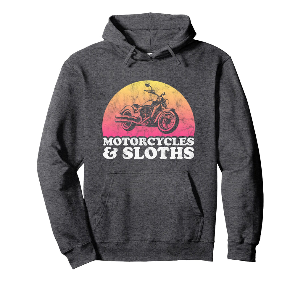 Motorcycle And Sloth Motorcycles And Hoodie - Trendy Graphic Men Women - T-Shirt, Sweatshirt, Hoodie