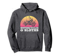 Motorcycle And Sloth Motorcycles And Hoodie - Trendy Graphic Men Women - T-Shirt, Sweatshirt, Hoodie