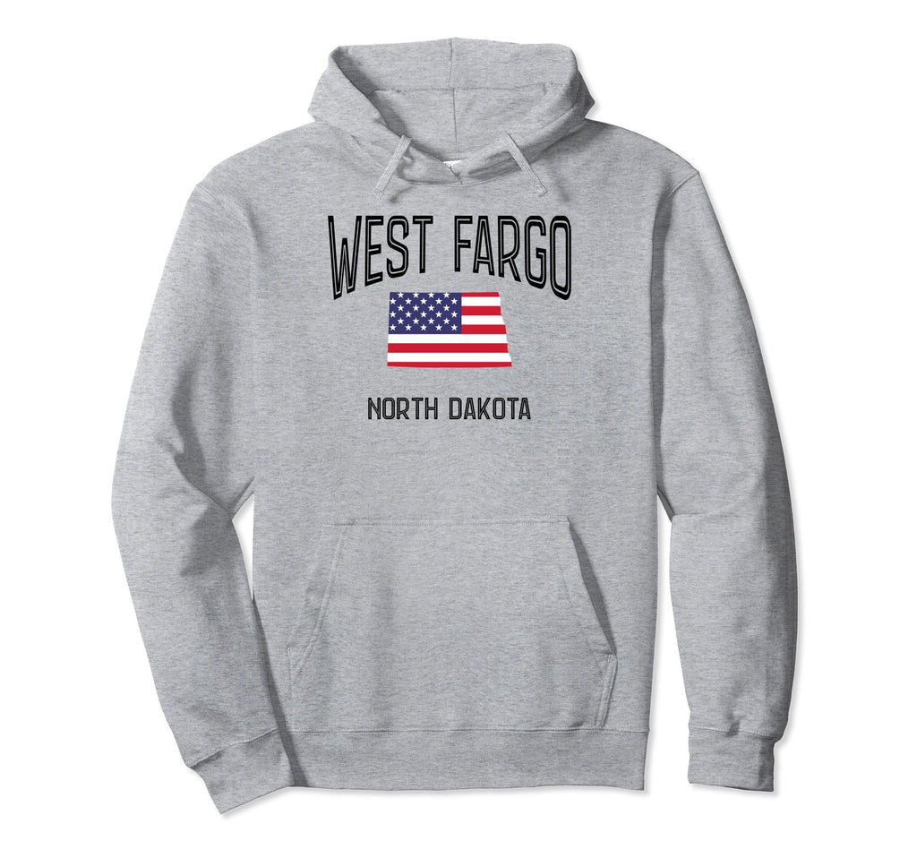 West Fargo North Dakota Nd Throwback Usa Hoodie - Minimalist Print Unisex - T-Shirt, Sweatshirt, Hoodie