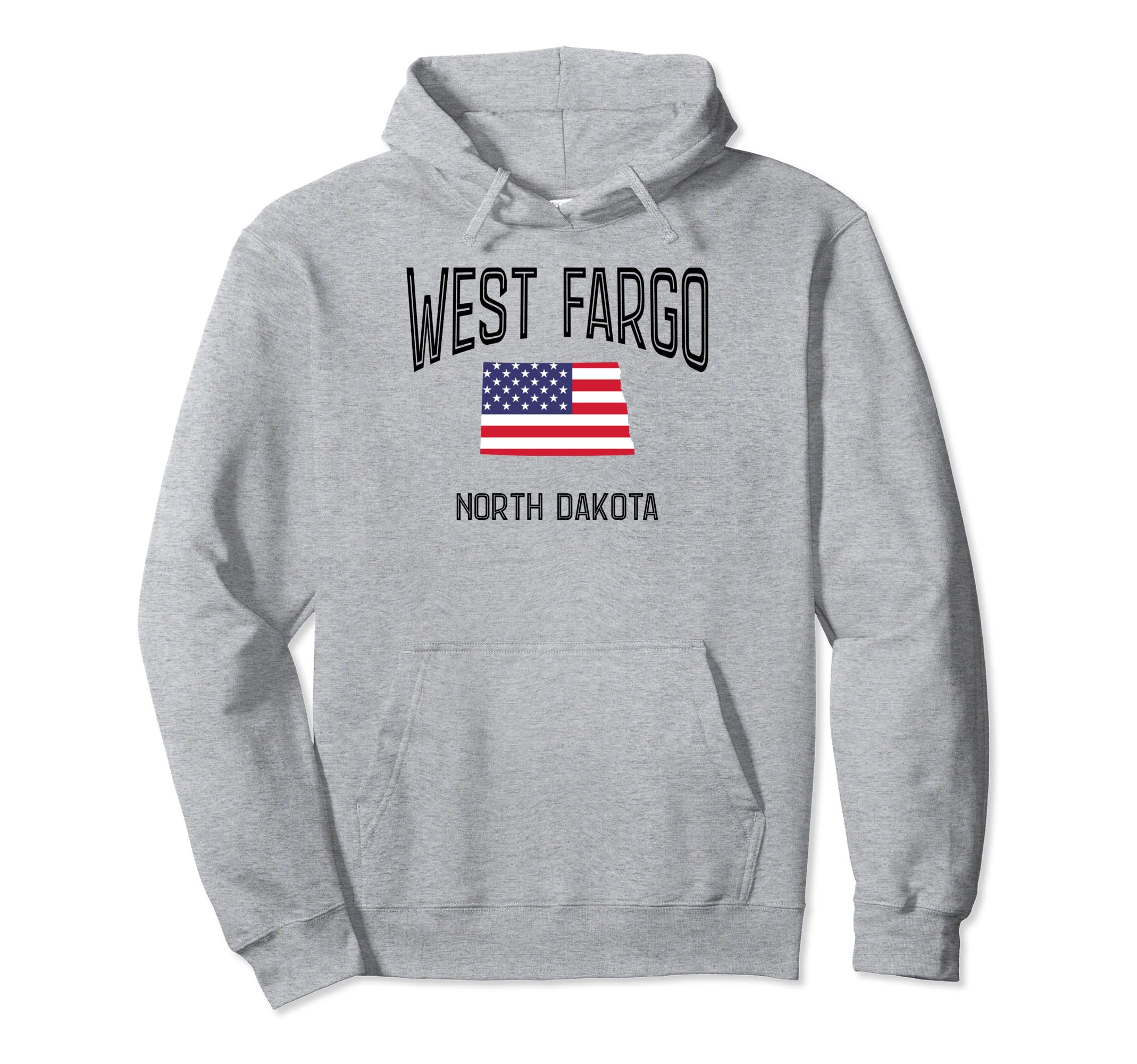 West Fargo North Dakota Nd Throwback Usa Hoodie - Minimalist Print Unisex - T-Shirt, Sweatshirt, Hoodie