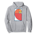 Fibonacci Sequence Golden Ratio Spiral Hoodie - Unique Graphic Men Women - T-Shirt, Sweatshirt, Hoodie