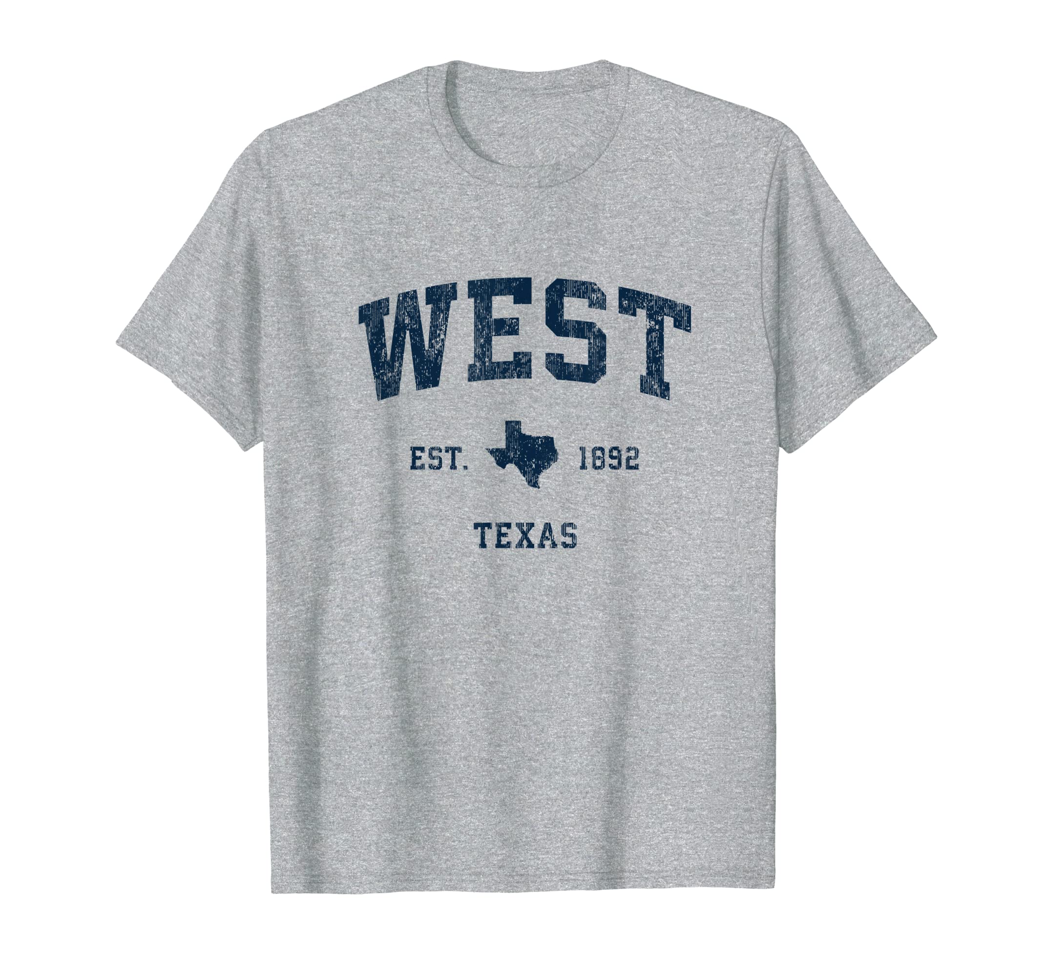 West Texas Tx Athletic Navy Sports T-Shirt - Fun Novelty Design Unisex - T-Shirt, Sweatshirt, Hoodie