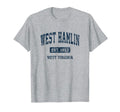 West Hamlin West Virginia Wv T-Shirt - Minimalist Print for Adults - T-Shirt, Sweatshirt, Hoodie