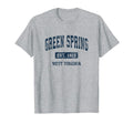 Green Spring West Virginia Wv T-Shirt - Custom Art Print for Adults - T-Shirt, Sweatshirt, Hoodie
