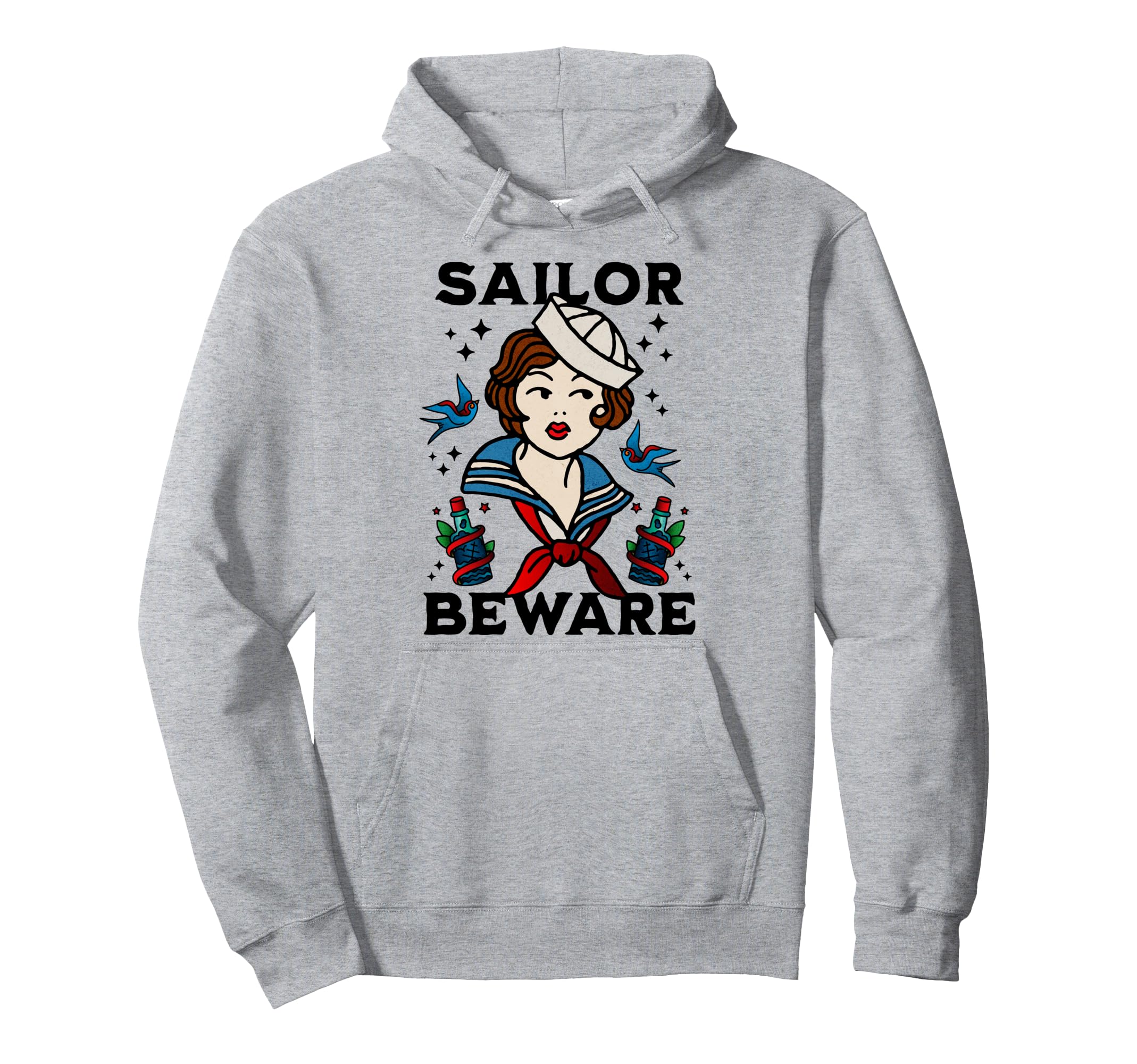 Sailor Beware American Traditional Hoodie - Streetwear Style Men Women - T-Shirt, Sweatshirt, Hoodie