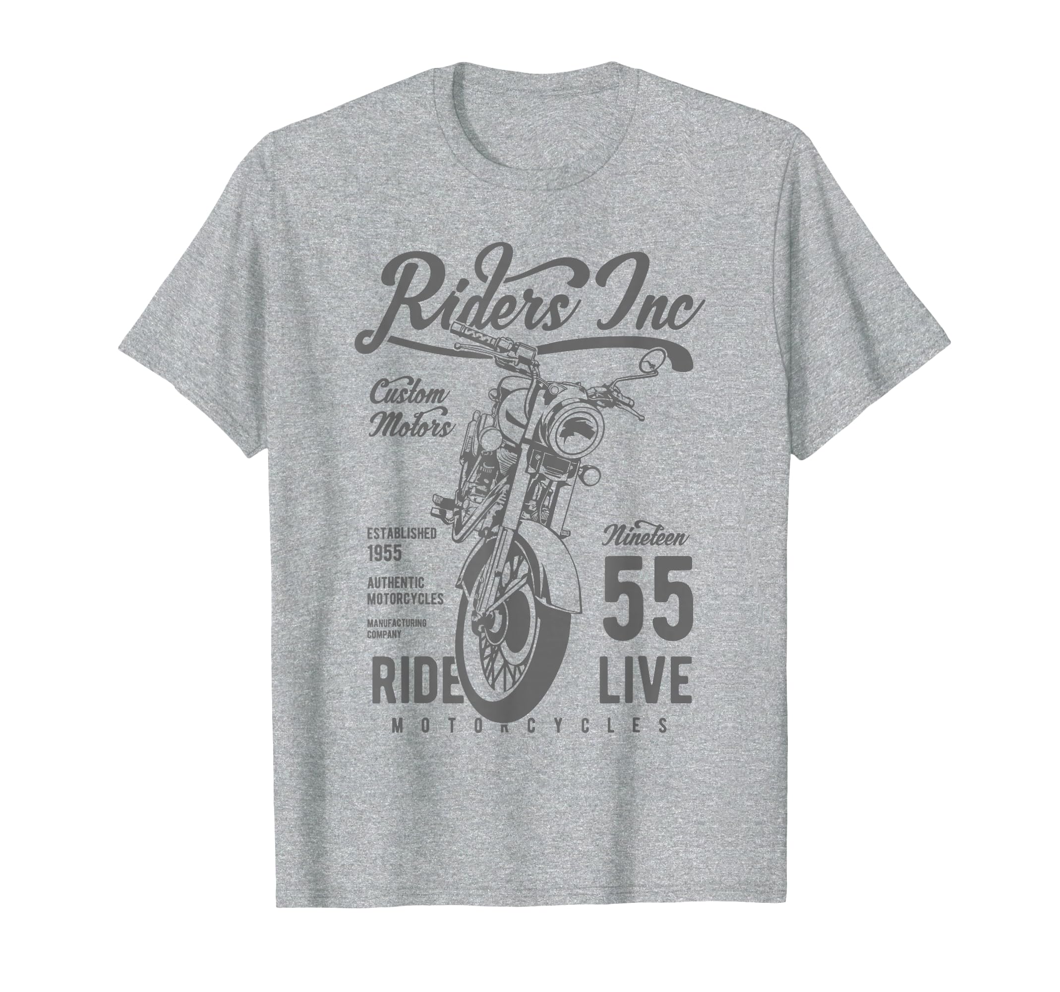 Riders Inc 1955 Motorcycle T-Shirt - Streetwear Style Unisex - T-Shirt, Sweatshirt, Hoodie