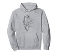 Grow Positive Thoughts Self Care Hoodie - Graphic Print Unisex - T-Shirt, Sweatshirt, Hoodie
