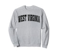 West Virginia Black Text Sweatshirt - Novelty Apparel Unisex - T-Shirt, Sweatshirt, Hoodie