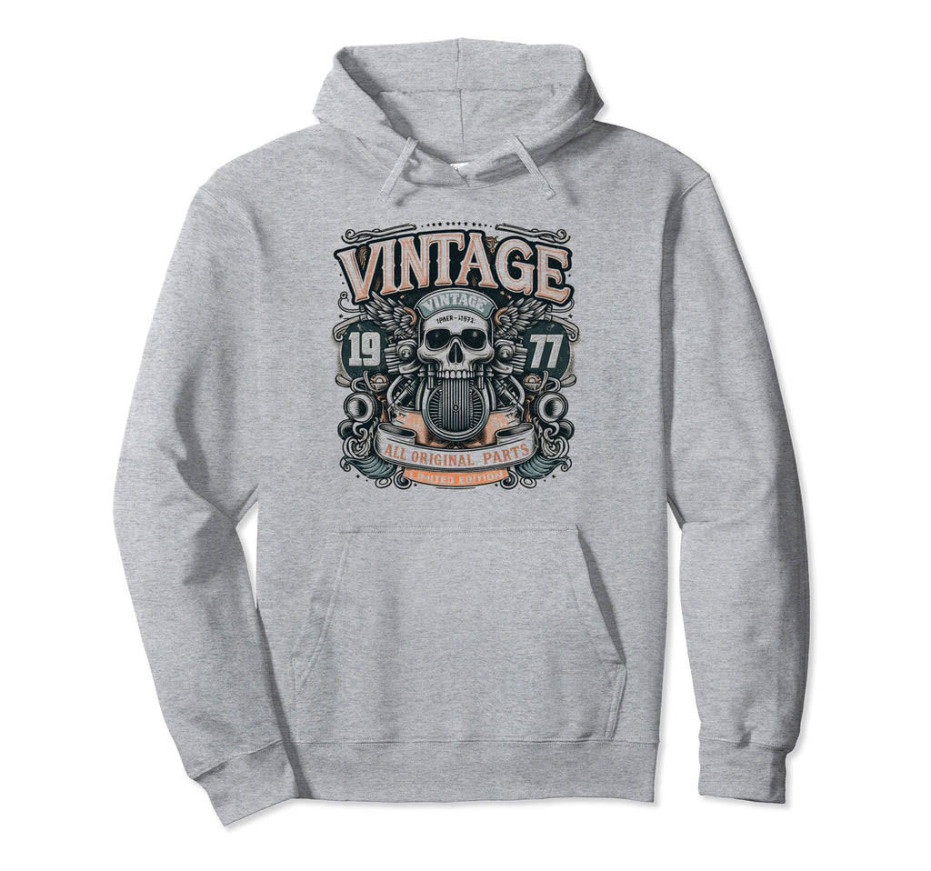 1977 Born 1977 47Th Birthday Hoodie - Novelty Apparel for Adults - T-Shirt, Sweatshirt, Hoodie