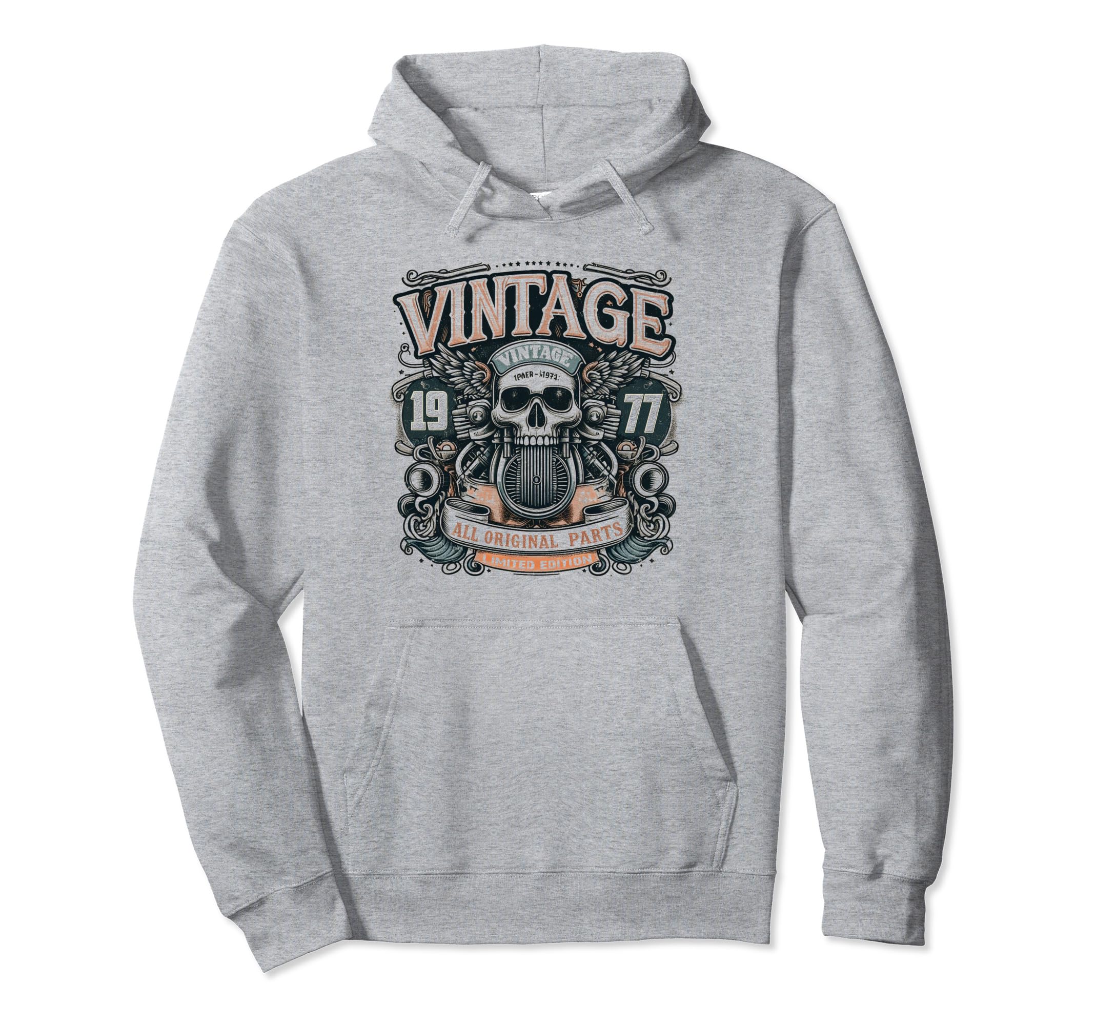 1977 Born 1977 47Th Birthday Hoodie - Novelty Apparel for Adults - T-Shirt, Sweatshirt, Hoodie