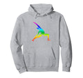 Yoga Teacher Self Care Rainbow Hoodie - Unique Graphic Men Women - T-Shirt, Sweatshirt, Hoodie