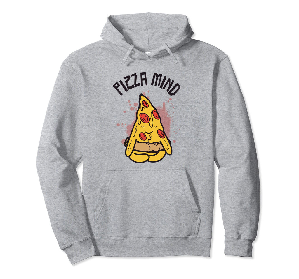 Pizza Mind Peace Calmness Serenity Hoodie - Custom Art Print for Adults - T-Shirt, Sweatshirt, Hoodie