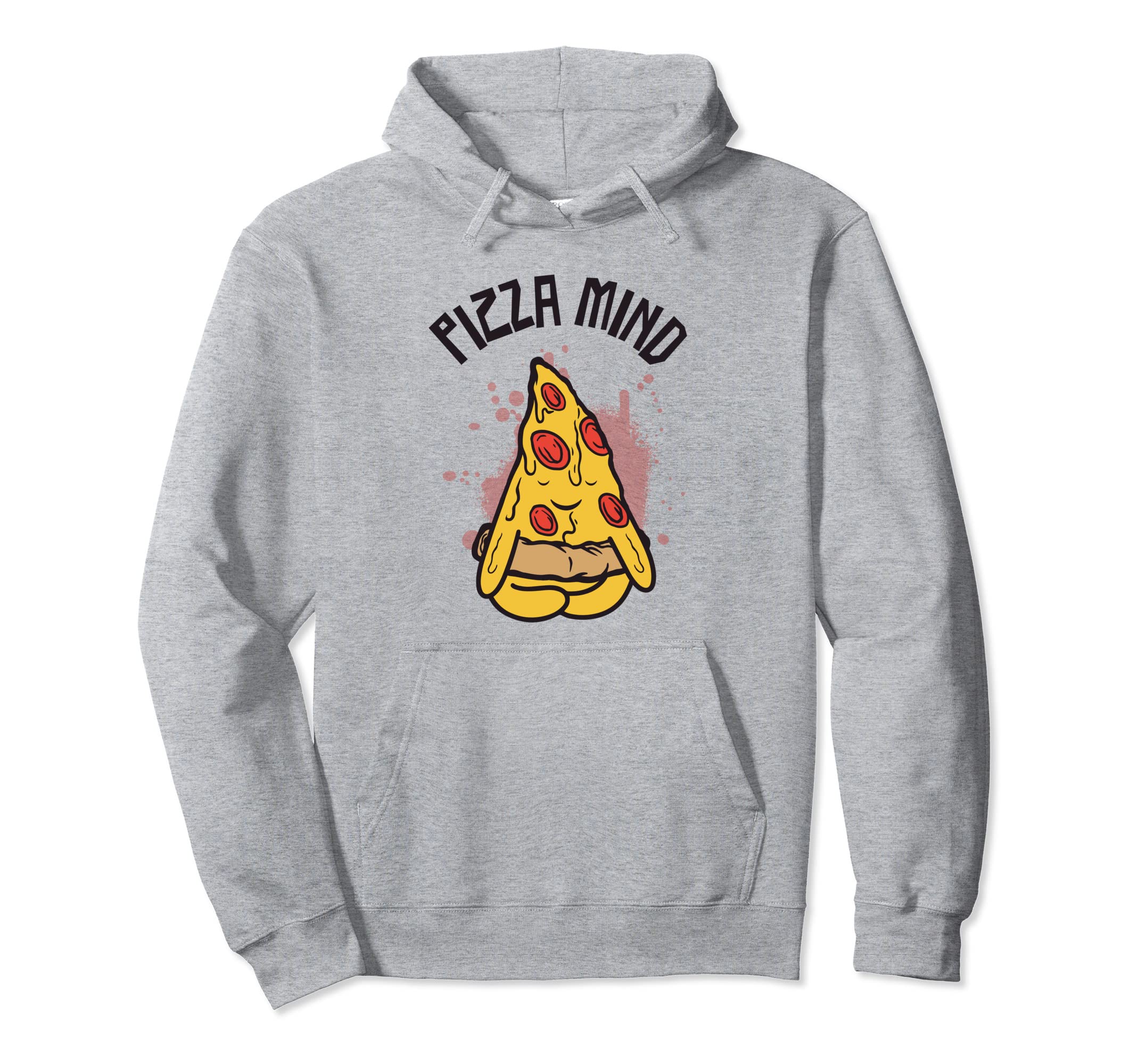 Pizza Mind Peace Calmness Serenity Hoodie - Custom Art Print for Adults - T-Shirt, Sweatshirt, Hoodie
