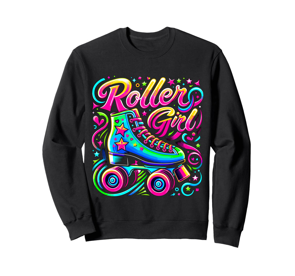 Roller Roller Skates 90S 80S Sweatshirt - Minimalist Print Men Women - T-Shirt, Sweatshirt, Hoodie