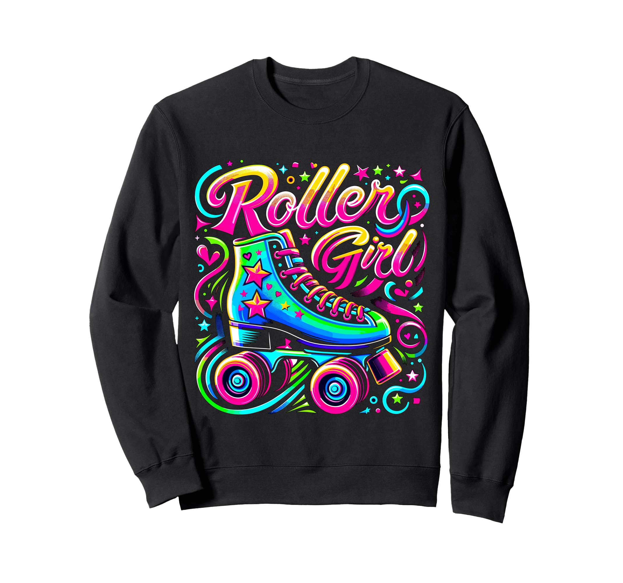 Roller Roller Skates 90S 80S Sweatshirt - Minimalist Print Men Women - T-Shirt, Sweatshirt, Hoodie