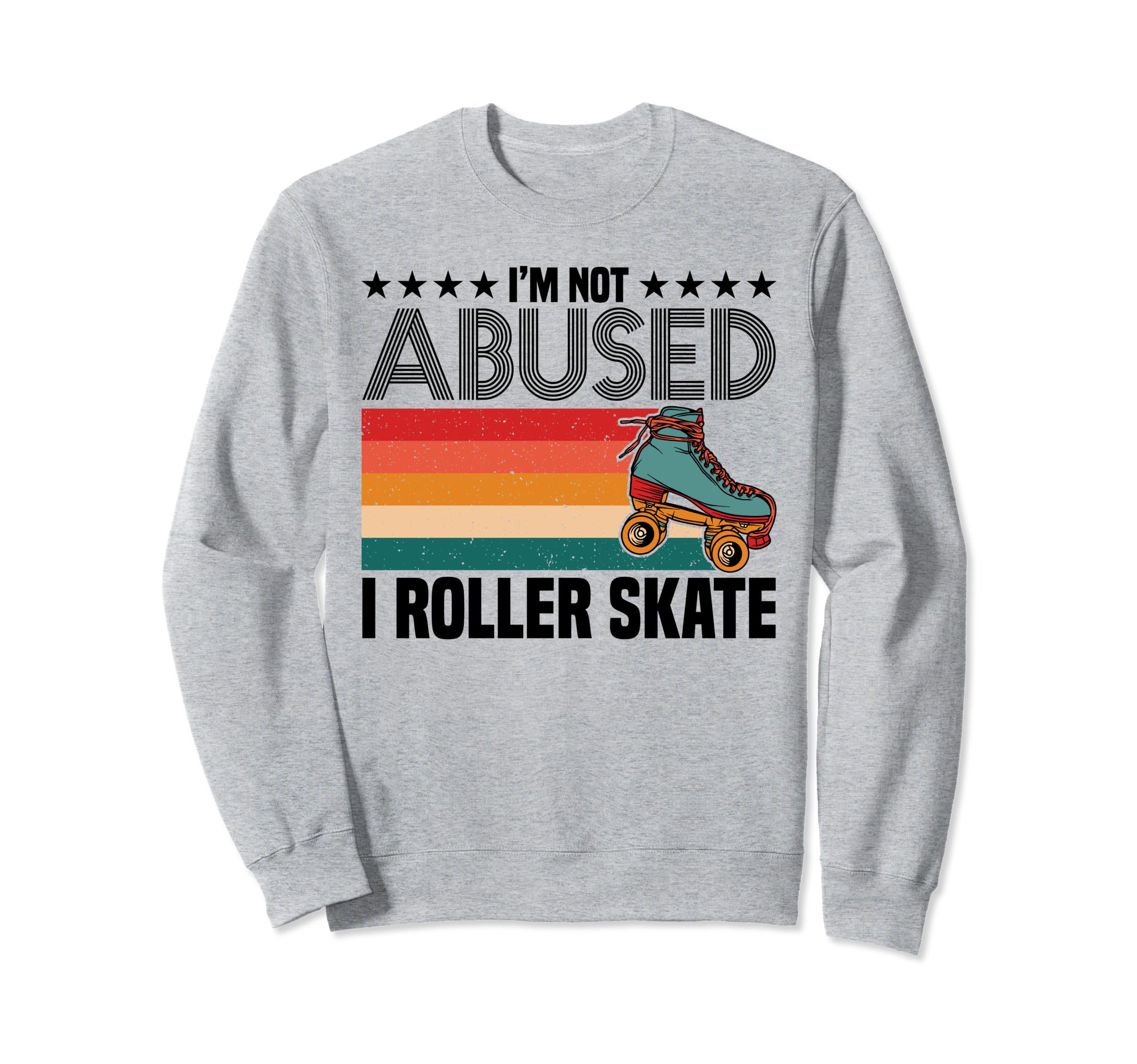 Roller Disco Rollerskate Skating Party Sweatshirt - Custom Art Print Unisex - T-Shirt, Sweatshirt, Hoodie